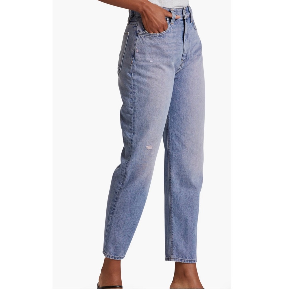 HUDSON Elly High Waist Taper Cropped Jeans